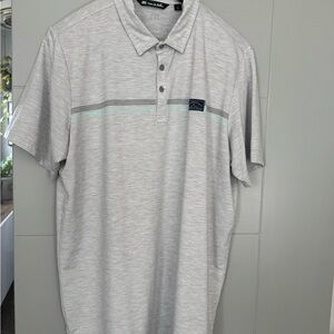 Men's Travis Mathew Light Gray Polo Shirt